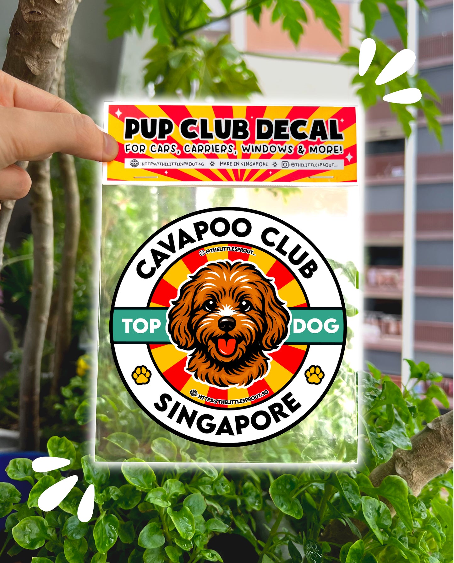 Pup Club Decals Stickers - For Cars, Carriers, Windows, Laptops & More!