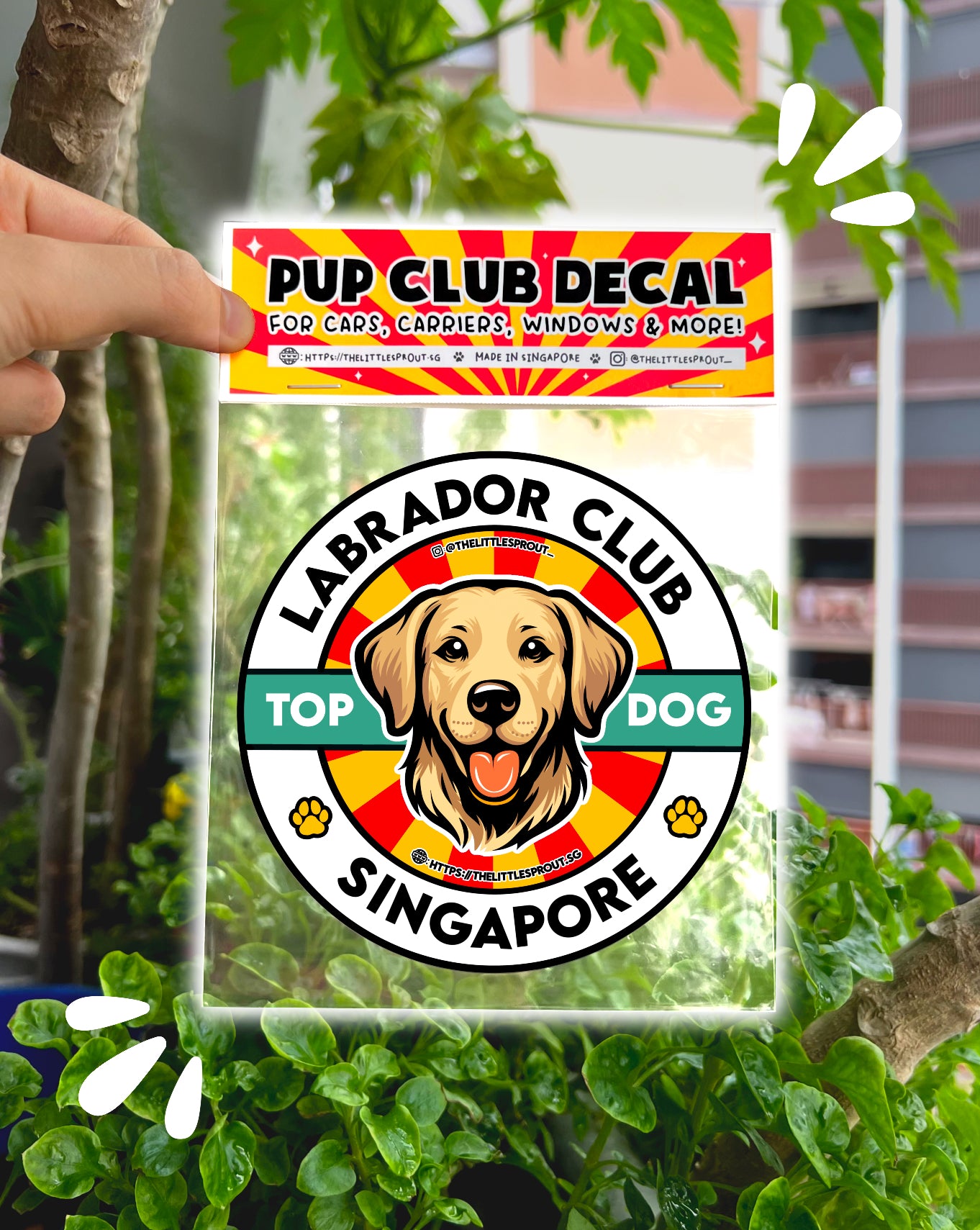 Pup Club Decals Stickers - For Cars, Carriers, Windows, Laptops & More!