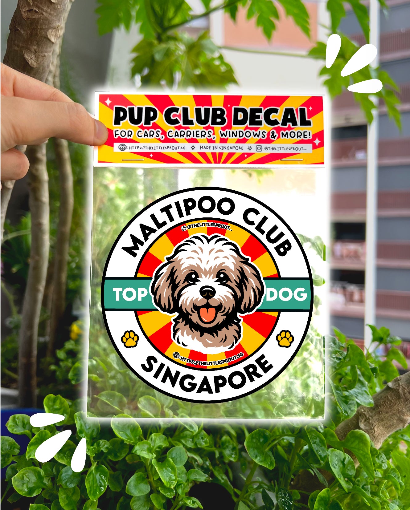 Pup Club Decals Stickers - For Cars, Carriers, Windows, Laptops & More!