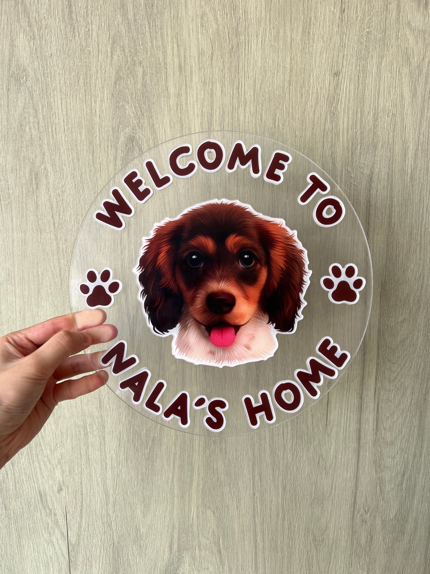 Personalised Pet Unit Door Sign