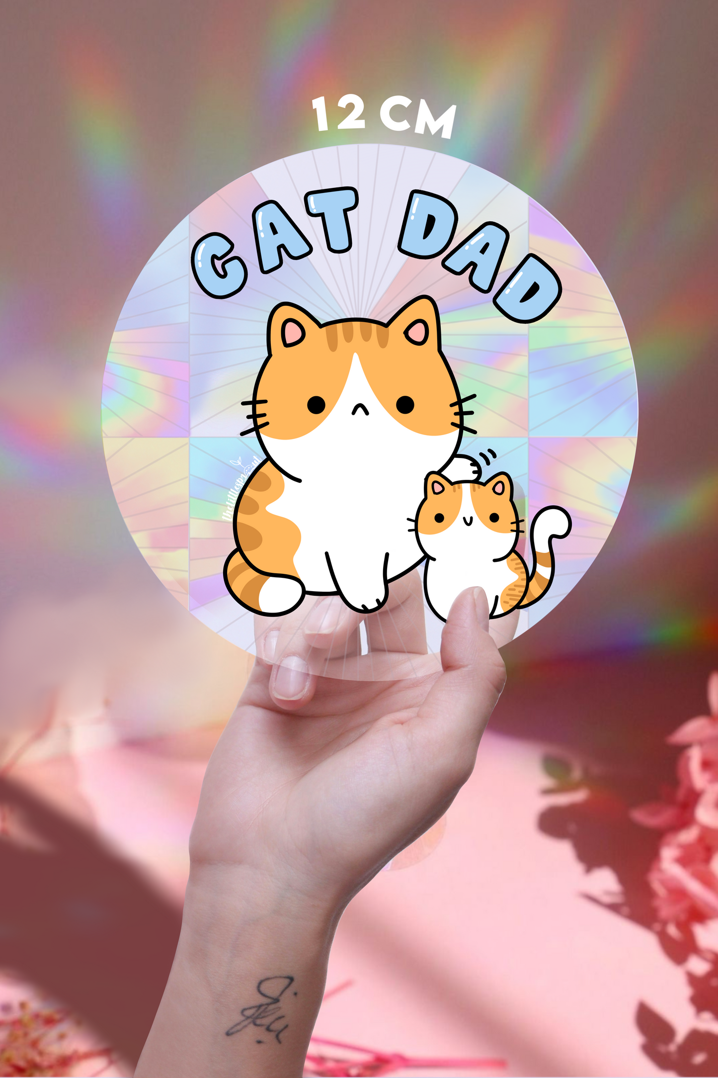 Suncatcher Decal (Makes Rainbows!🌈)