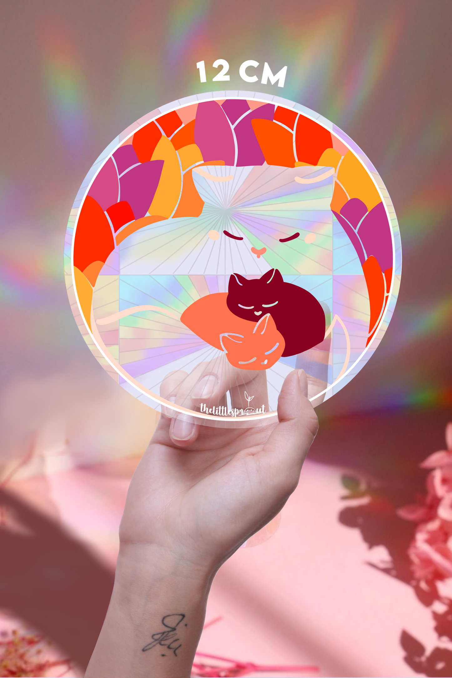 Suncatcher Decal (Makes Rainbows!🌈)