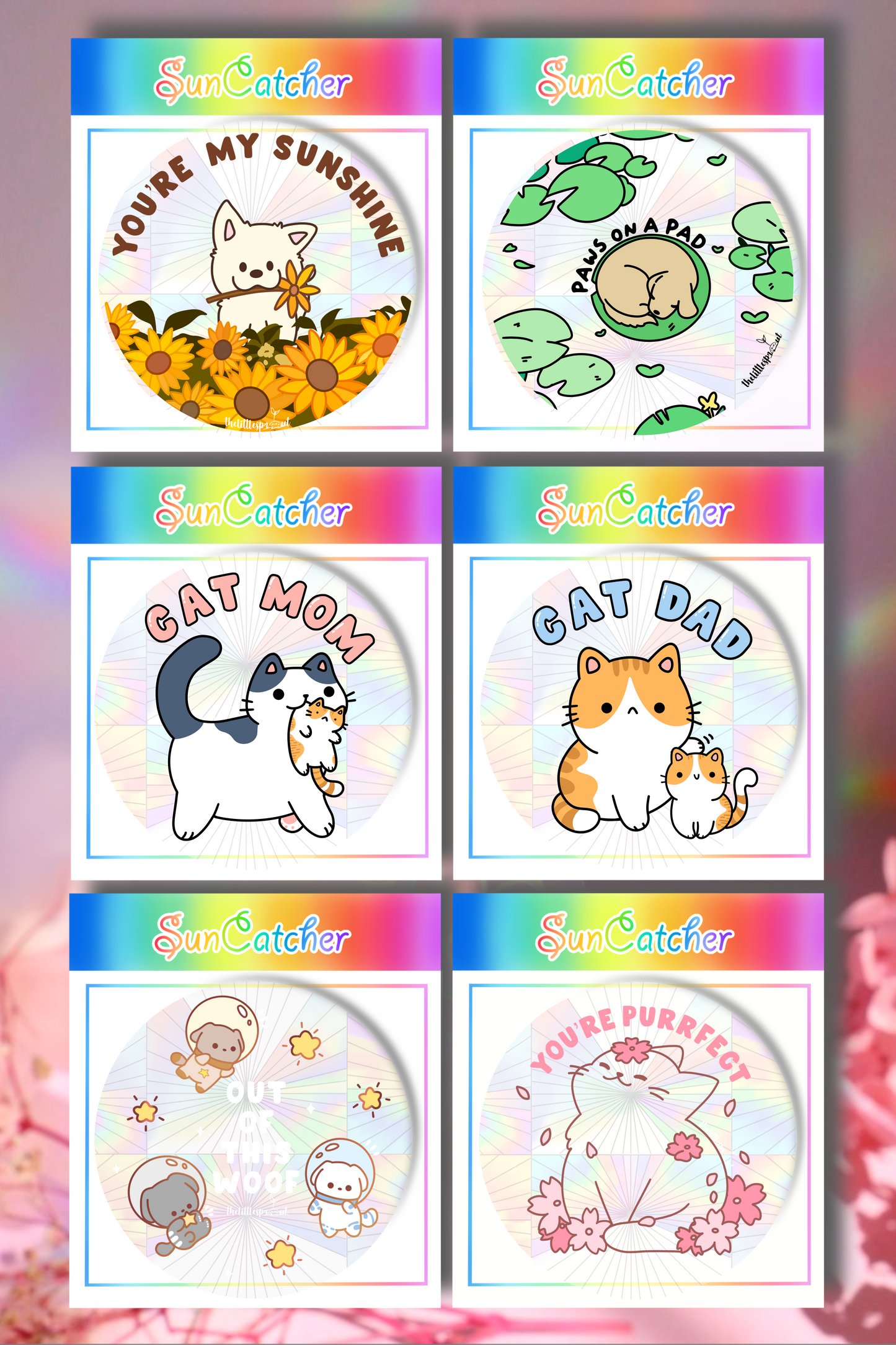 Suncatcher Decal (Makes Rainbows!🌈)