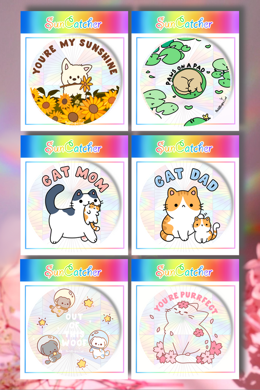 Suncatcher Decal (Makes Rainbows!🌈)