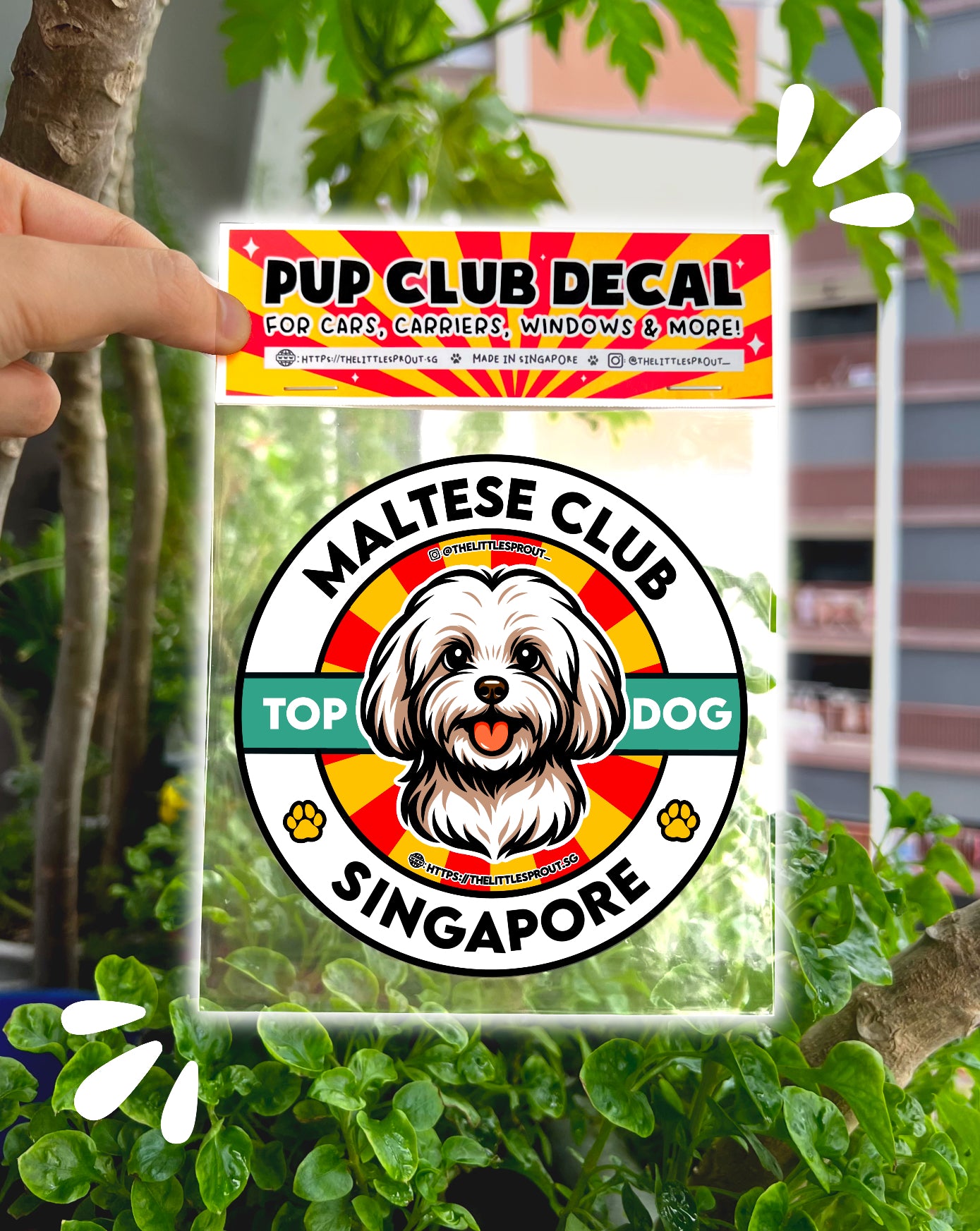 Pup Club Decals Stickers  - For Cars, Carriers, Windows, Laptops & More!