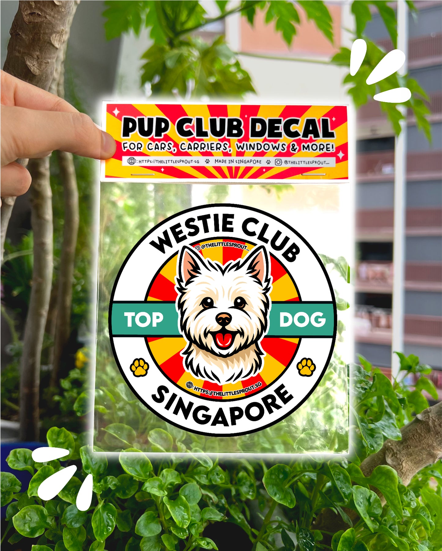 Pup Club Decals Stickers  - For Cars, Carriers, Windows, Laptops & More!