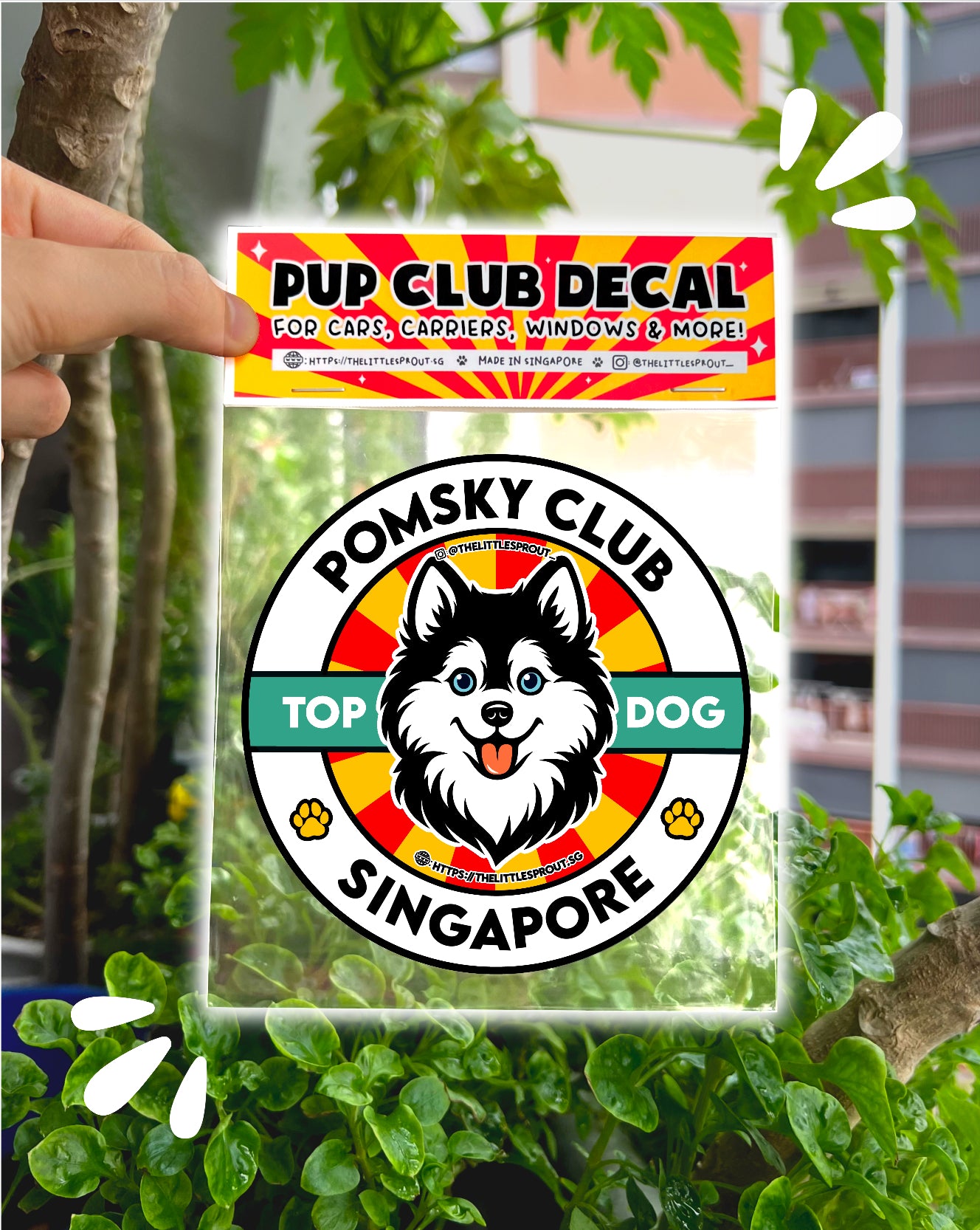 Pup Club Decals Stickers  - For Cars, Carriers, Windows, Laptops & More!