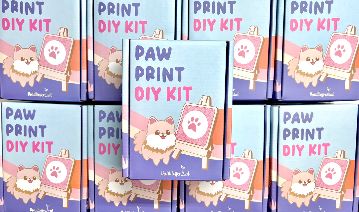 Paw Print DIY Kit (Easel)