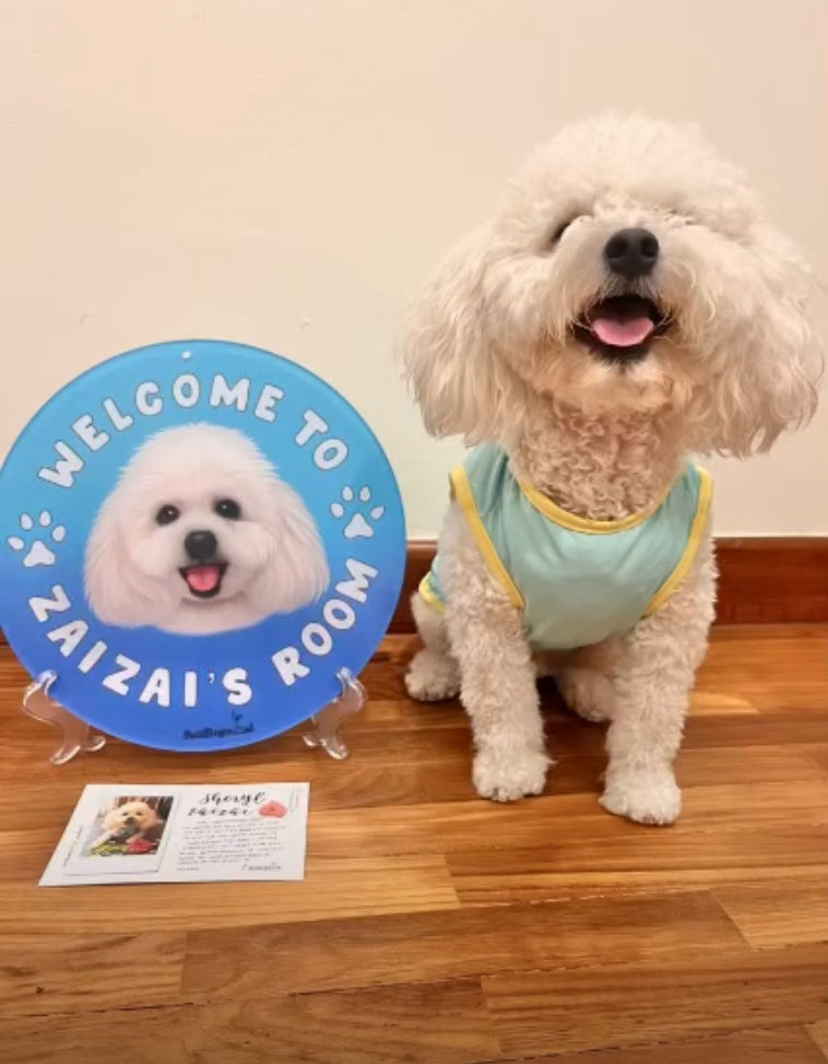 Customisable Pet Welcome Sign