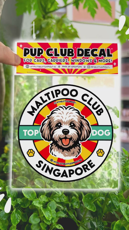 Pup Club Decals Stickers  - For Cars, Carriers, Windows, Laptops & More!
